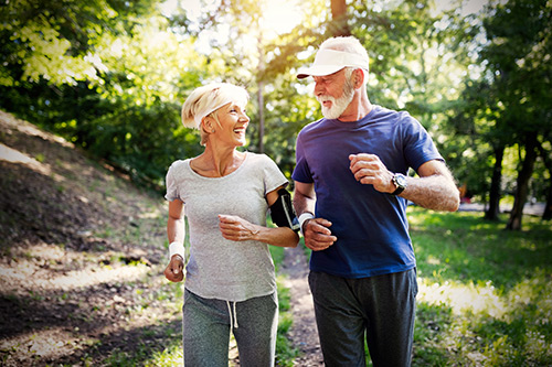 Life Chiropractic & Acupuncture - Senior Couple Jogging
